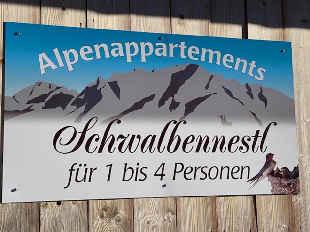 Alpenappartements Schwalbennestl Митенвалд Екстериор снимка